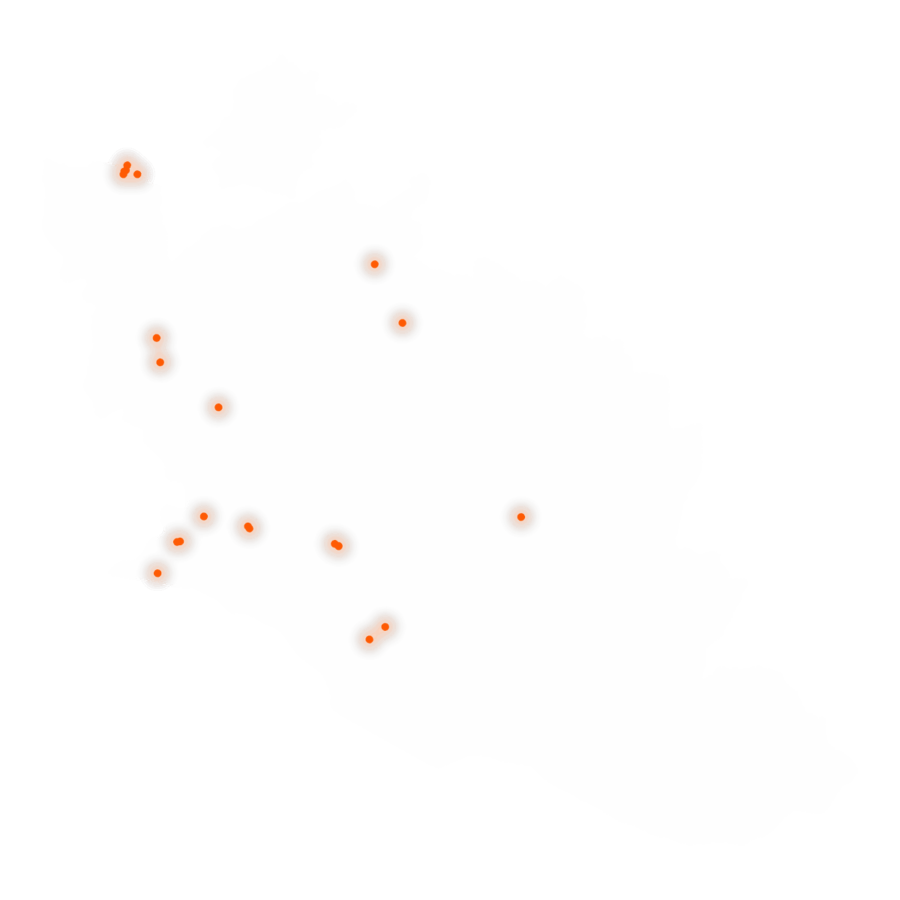 Carte des positions d’urbex du Vaucluse