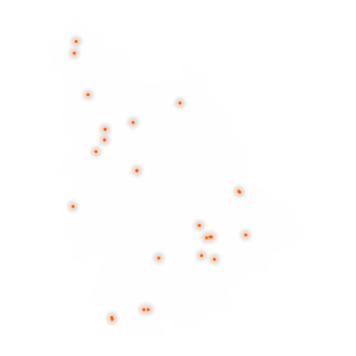 Carte des positions d’urbex de la Vienne